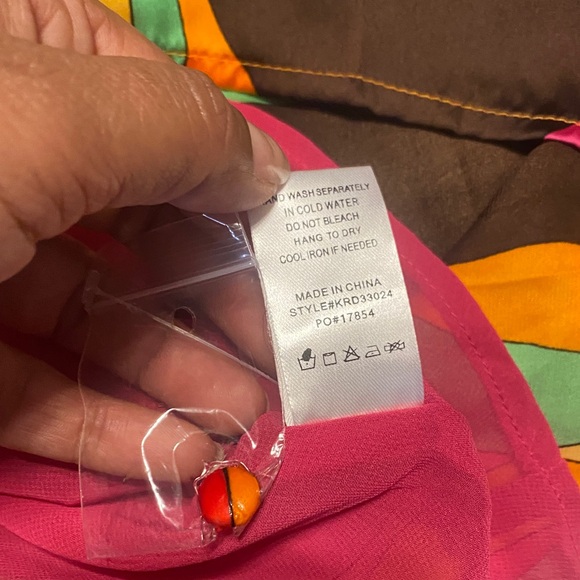 Karlie Multicolor Geometric Dress - Picture 7 of 13